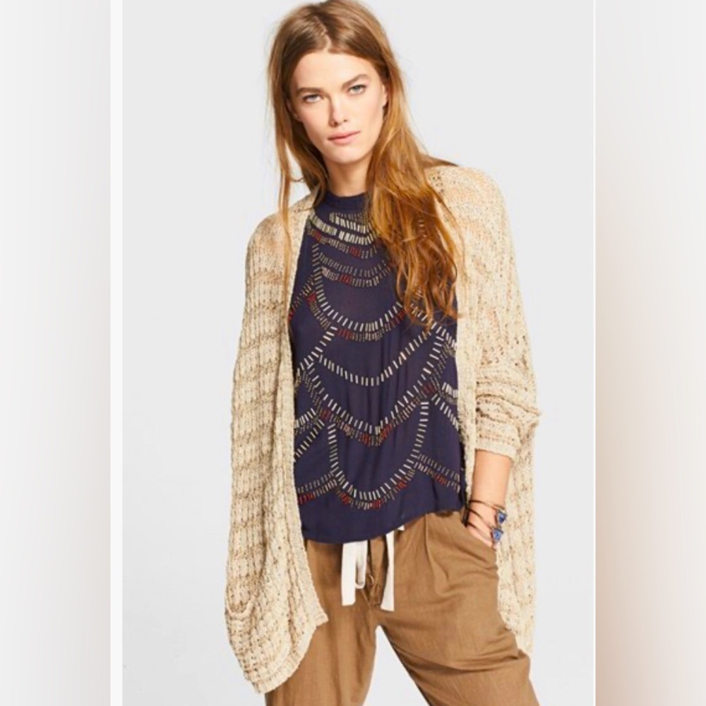 Free People Last Night  Knit Cardigan